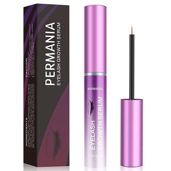Permania Eyelash Growth Serum for Longer, Fuller, Thicker Lashes