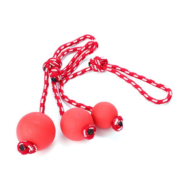 Dog Ball Rope Toy Interactive Bite Resistant Safe Dog Rubber 6cm / 2.4in