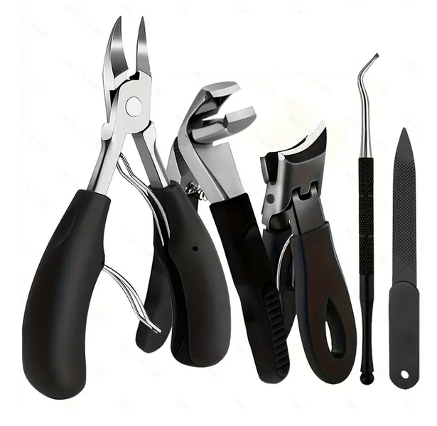 5 Pieces Professional Heavy-Duty Toenail and Cuticle Set