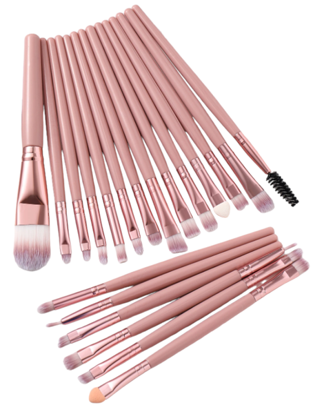 20Pcs Professional Makeup Brush Set - Pink