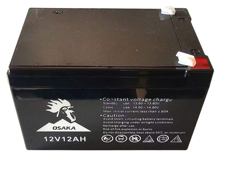 Osaka 12V 12Ah Sealed Rechargeable Battery