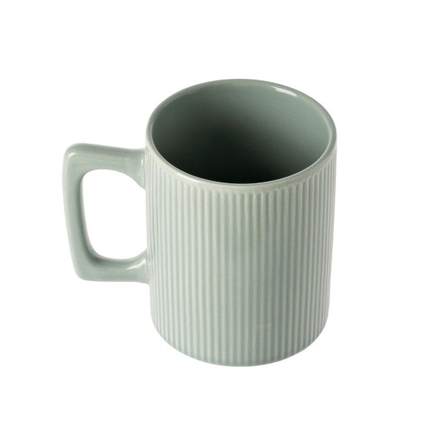George &amp; Mason - Straight Rib Mug 4pc -350ml - Green