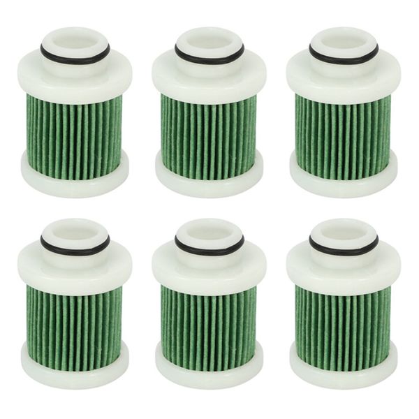 6 Pcs 6D8-Ws24A-00 Fuel Filter for Yamaha F40A Compatible with Universal