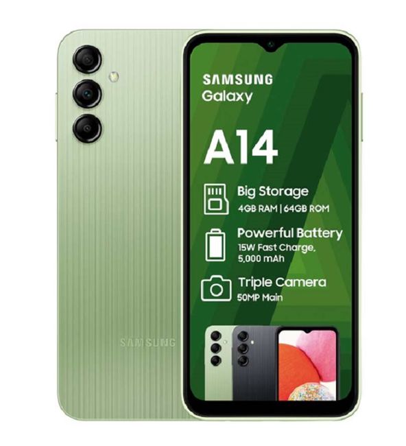 Samsung Galaxy A14 64GB LTE Dual Sim - Light Green