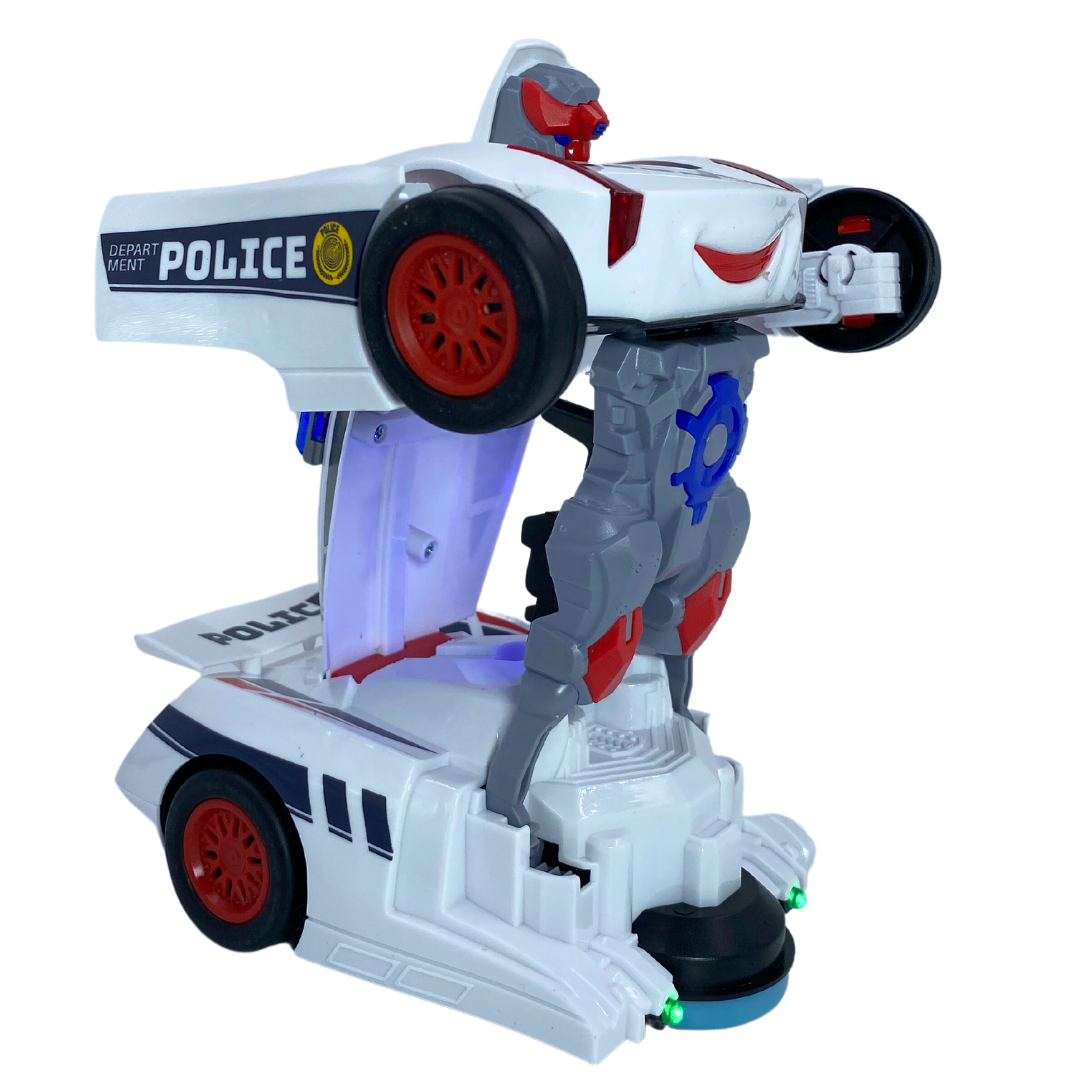 monster truck police car robot