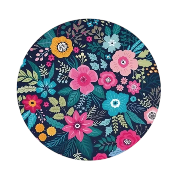 Pretty Prints Colourful Flowers Mouse Pad