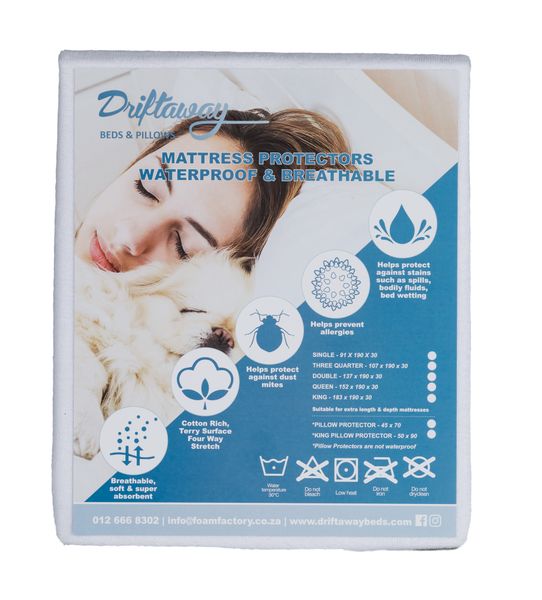 Driftaway Mattress Protecter - White