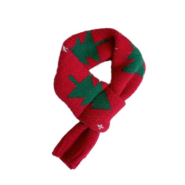 New Year and Christmas Pet Neck Scarf &amp; Matching Family Set - Green Tree