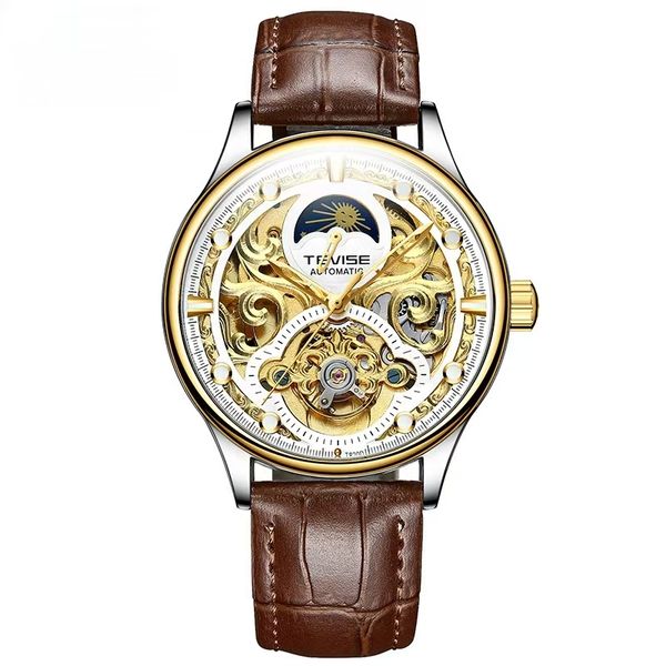 ZELTRYN New Skeleton Waterproof Business Watch