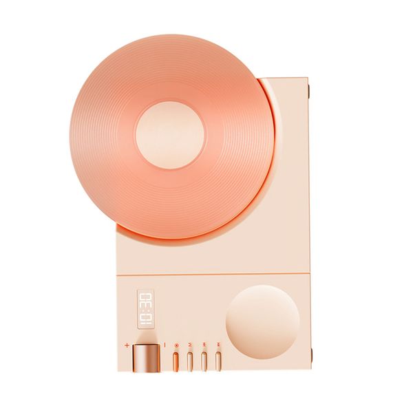 Vintage BT Speaker, Digital Clock, Roseate