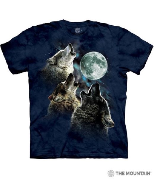Three Wolf Moon in blue - The Mountain