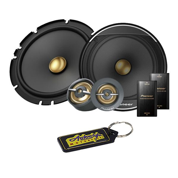 Pioneer TS-A1608C A-Series 6.5" 350Watts Component Split System &amp; Keyring