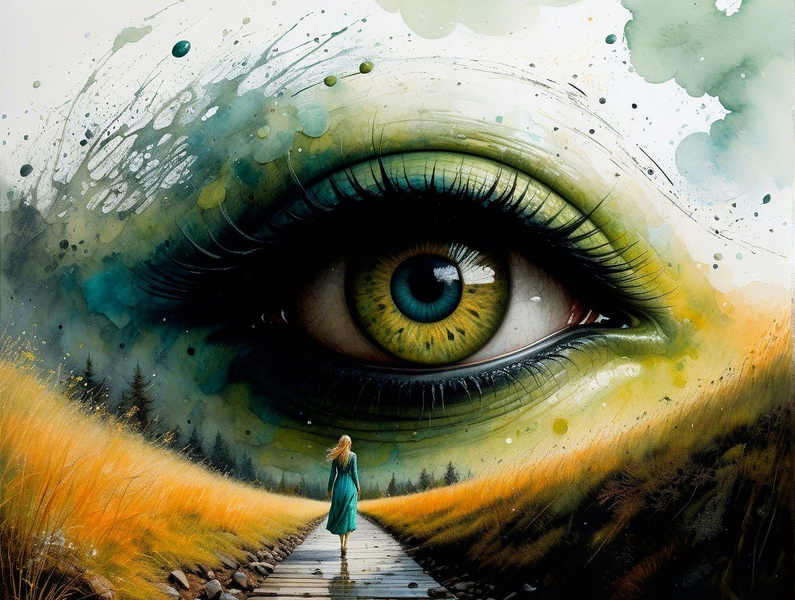 Modern Canvas Wall Art Home Decor - Always Watching