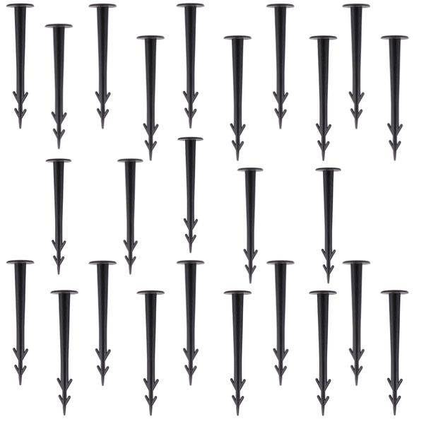 Camping Garden 25Piece Multifunctional Tarpaulin SecuringTent Pegs (30cm)