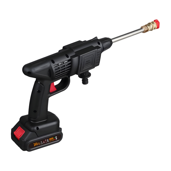 Portable Cordless Pressure Washer With One 24V 1500mAh Battery