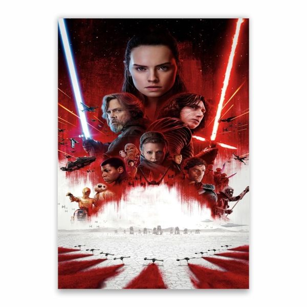 The Last Jedi Characters Poster - A1