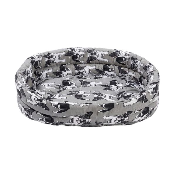 Washable Medium Pet Bed in Various Designs | Dog &amp; Cat Bed (50x43cm)