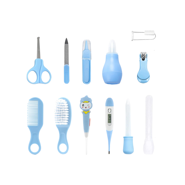 13-Piece Baby Care Set, Newborn Grooming Kit with Travel Bag