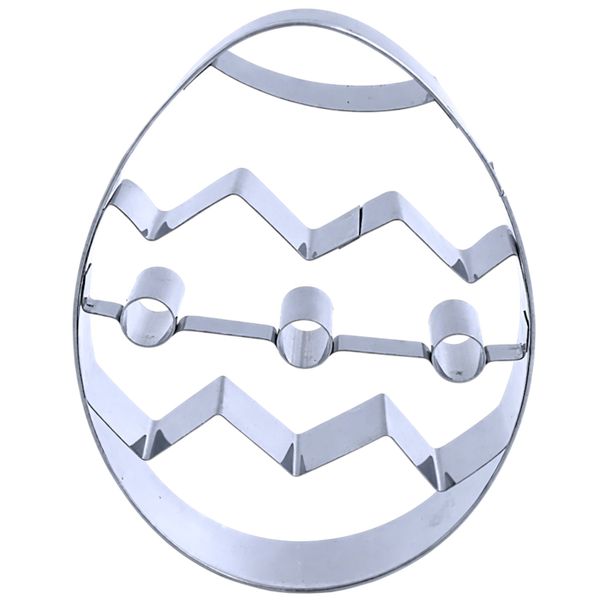 Stainless Steel Easter Egg Cookie Cutter - Single Piece
