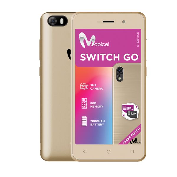 Mobicel Switch Go 8GB Single Sim Gold A-Grade