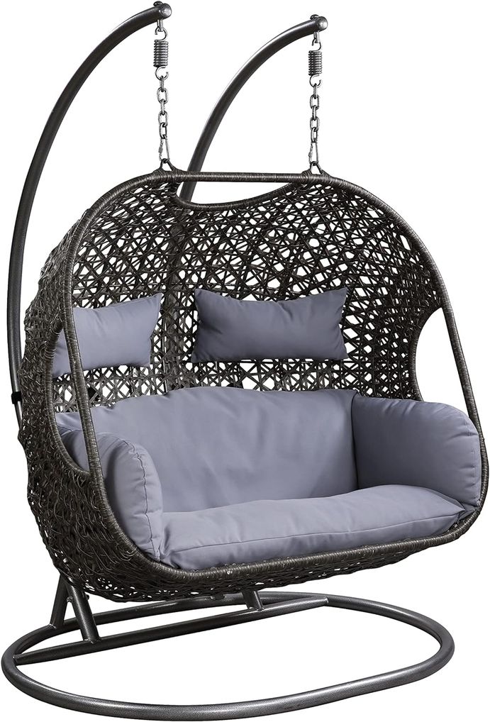 DHHU Double Swing Egg Chair Set | Shop Today. Get it Tomorrow ...