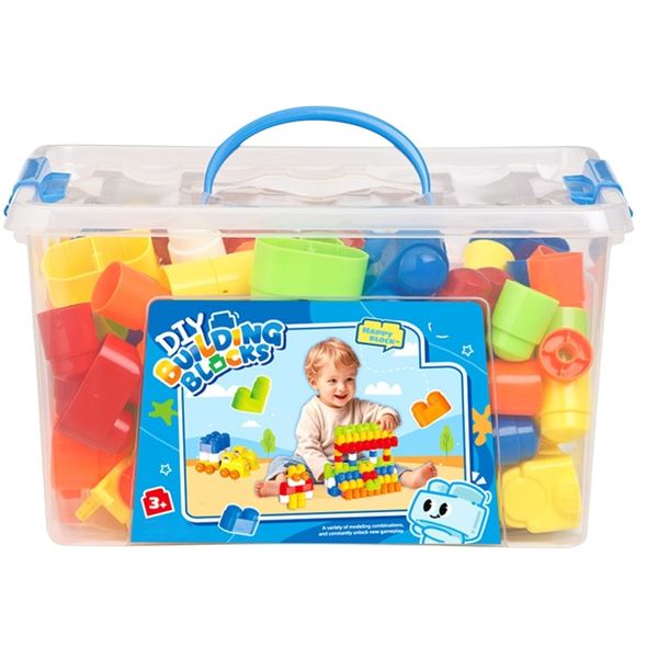 36 Piece Rubber Blocks in Container