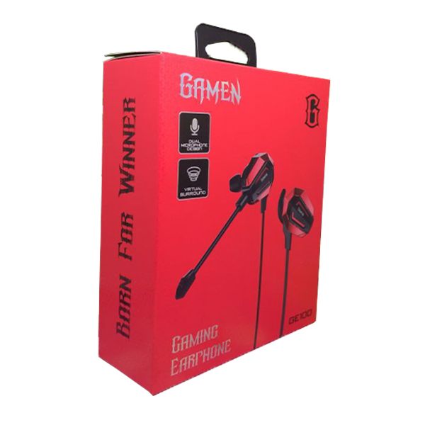 Gamen GE100 Headset Gaming Dual Microphone