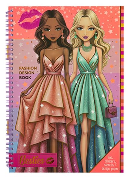 Besties Fashion Design Book Sticker N Station Set-Blindbox