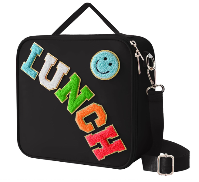 Insulated Lunch Bag With Adjustable Shoulder Strap