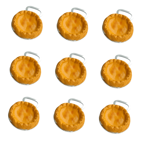 9 Pack - Novelty Egg Tart Magnetic Bottle Opener - Brown