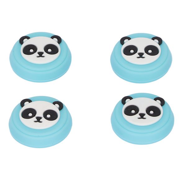 4Pieces Thumb Grips Compatible with PS5 (Blue)