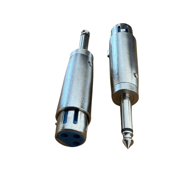 SiRCONY 6.3mm to XLR Female 3-Pin Socket (2 Pack)