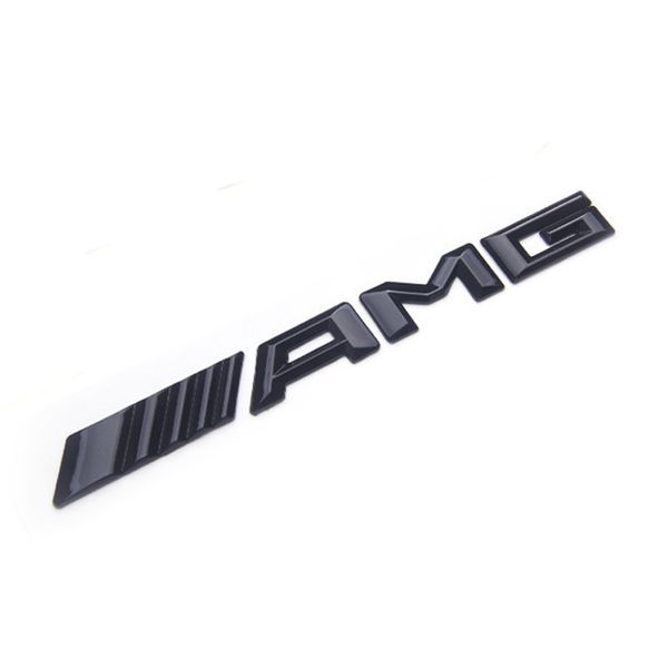 i-AMG-1415-RB-GBK, High Quality AMG Rear Badge-Gloss Black