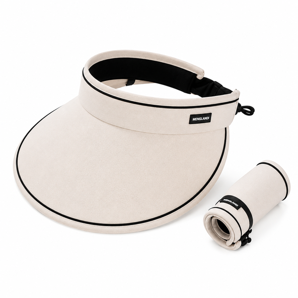 Portable Roll-Up Sun Hat, Wide-Brim Outdoor Beach Travel Golf Hat