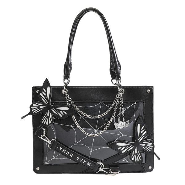 Dark Style Maze Butterfly Shoulder Bag