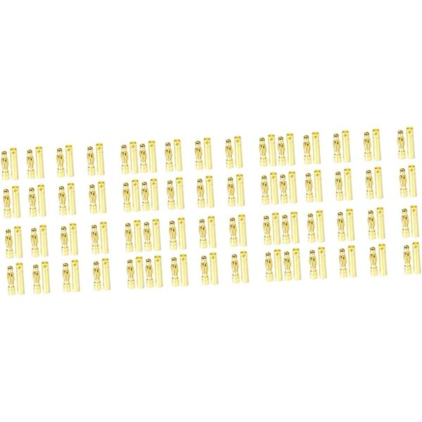 60pairs Banana Plug Connector Plated Male and Female Rc Battery Esc Motor