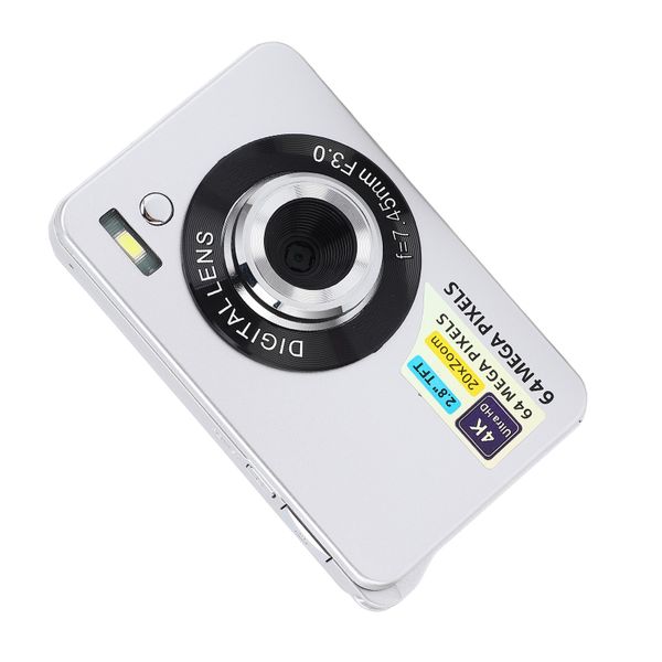 4K 64MP HD Vlogging Camera, 20x Zoom, Autofocus, for Teenagers