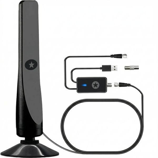 Upgrade Wavemax 2026 HD TV Antenna - 8K/4K Long Range
