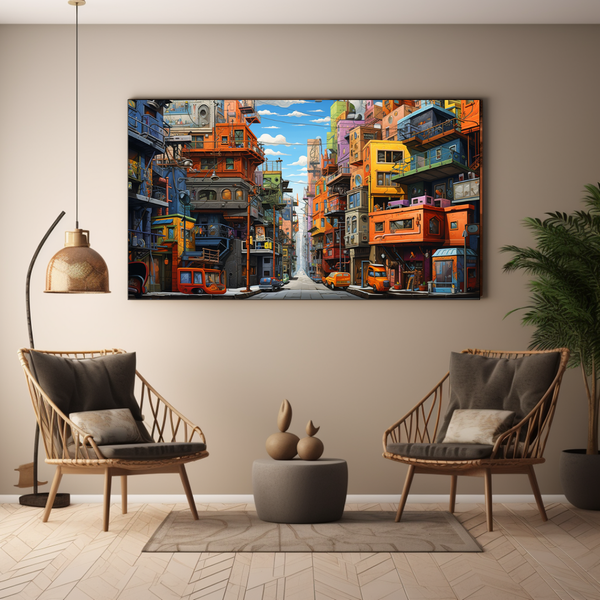 Canvas Wall Art - Cityscape Capers - BK0160