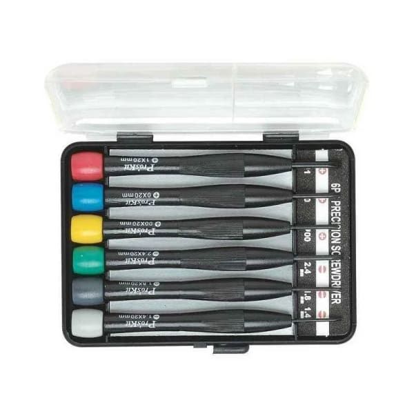 PRK 8PK-2061 - 6pcs Electronic Screwdriver Set (3xPH + 3xFlat)