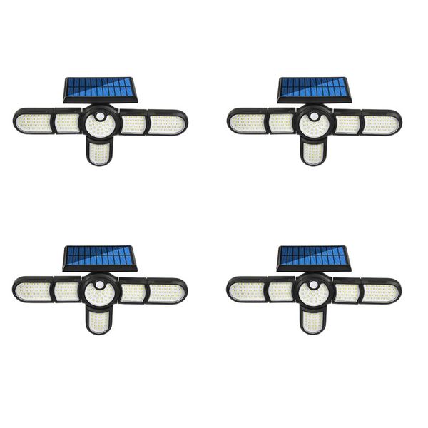 Set of 4 LED Solar Light with Motion Sensor PIR AB-TA138-2