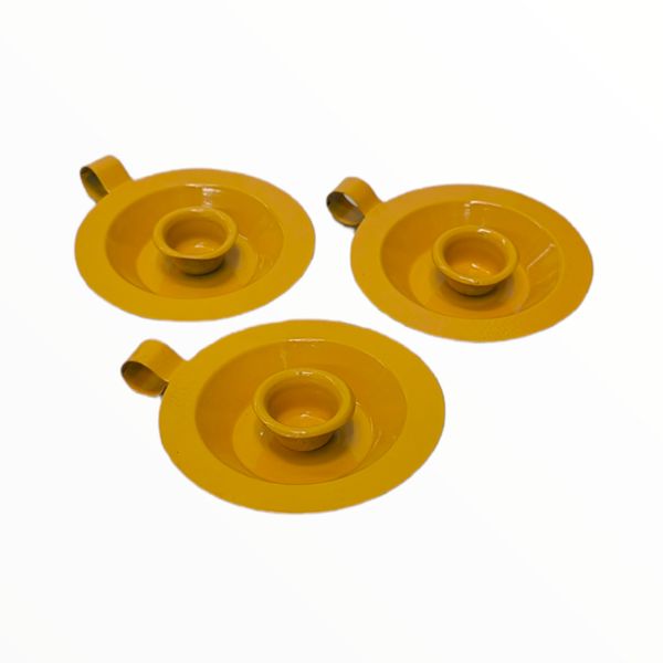 Candle Holder-Yellow
