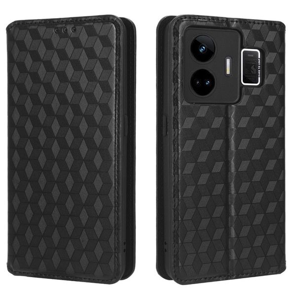 Magnetic Buckle 3D Patterned Leather Case Compatible With Realme 10 Pro Plus