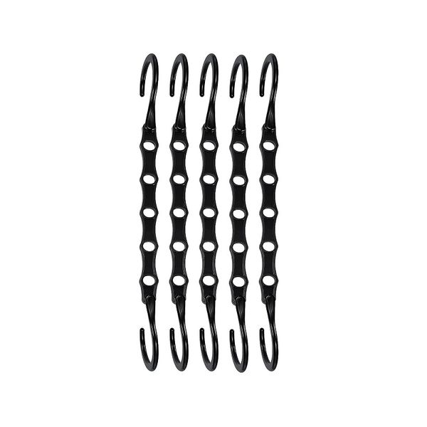 5 Pack Magic Hook Plastic Hanger Connector Rotates Save Space