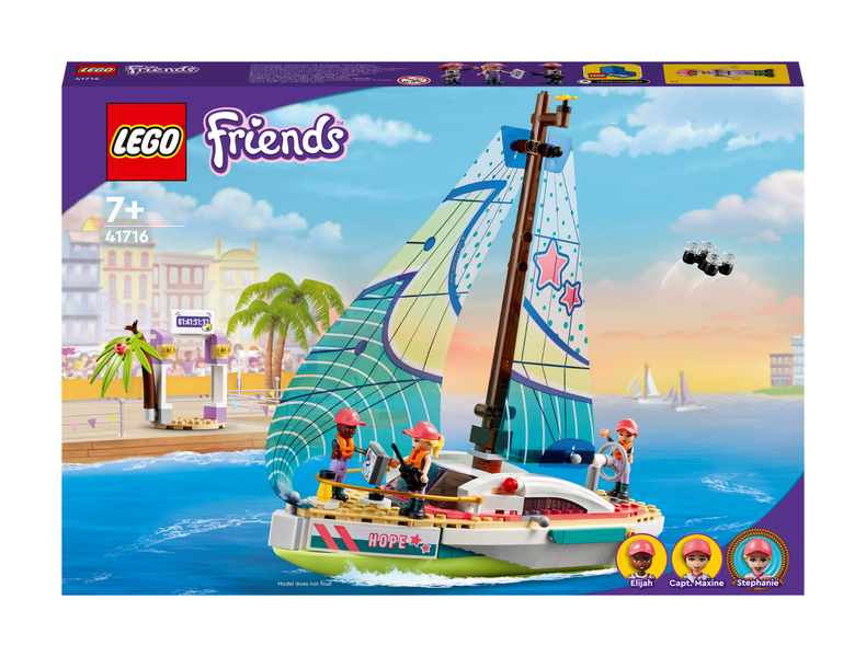 LEGO® Friends Stephanie’s Sailing Adventure 41716 Building Toy Set (309 Pieces)