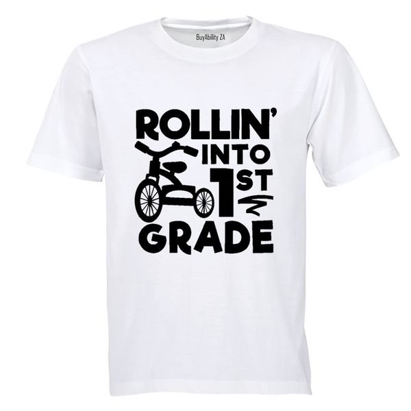 Rollin' Into 1st Grade - Kids T-Shirt