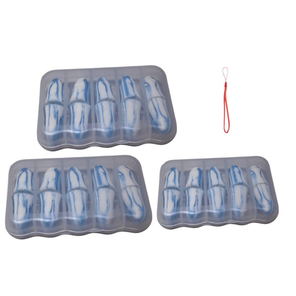 30pcs-Silent Sponge Earplugs for Sleeping, Studying, and Noise Reduction