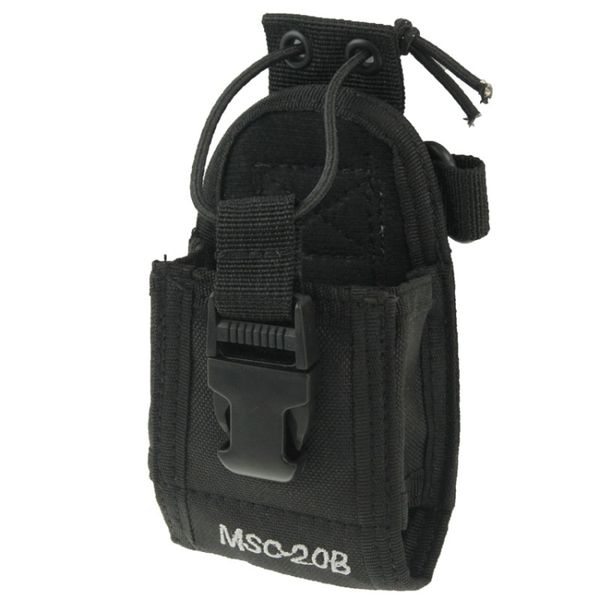 MSC20B Universal Nylon Carry Case Holster with Strap for Walkie Talkie