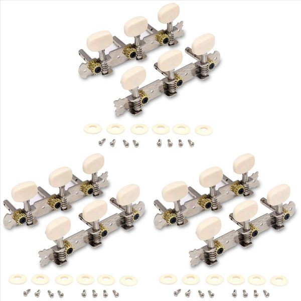 Vintage Guitar Tuning Pegs Gold Plated Machine Tuning Keys 3L 3R