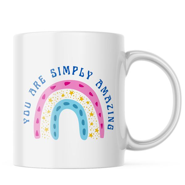 Ceramic You Are Simply Amazing Mug - White - 11-Ounces